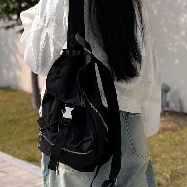 [필통증정] 바이모스 미니자수 플랩백팩 여자작은가방