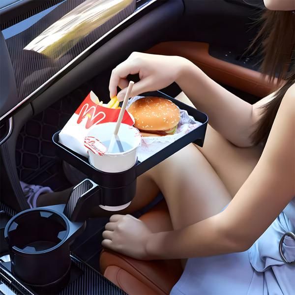 차량용 테이블 컵홀더 트레이 식탁 컵홀더설치형 A767