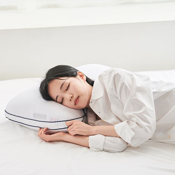 통째로 빨아쓰는 시어서커 어깨편한 기절베개커버세트