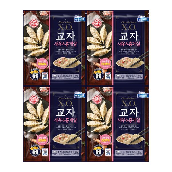 오뚜기 XO 교자 새우&홍게살 324g 4봉