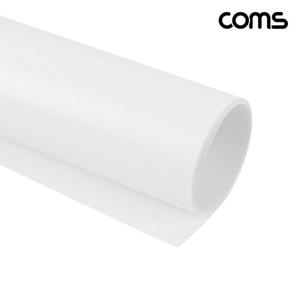 촬영 PVC 양면 무광 배경지 60x100cm White 소품
