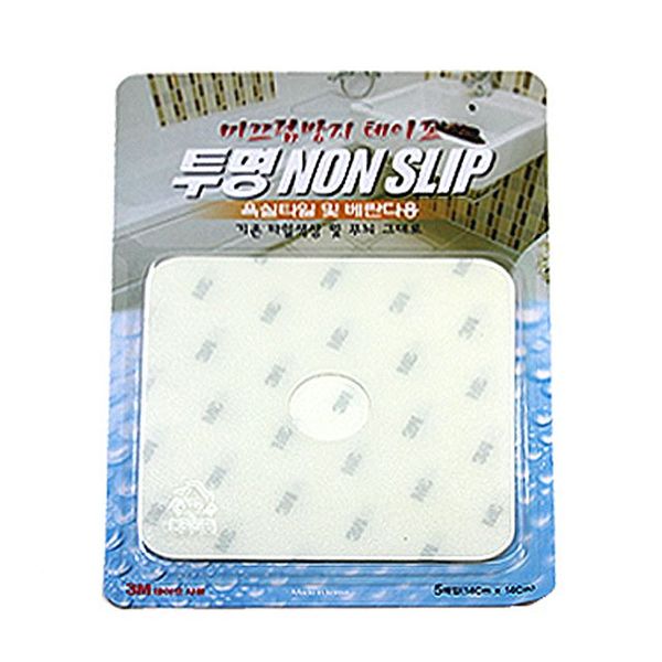 간편 부착식 미끄럼방지 투명테이프 중 1set(W301099)