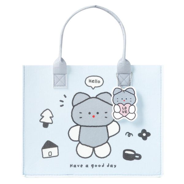 아트박스 고양이 펠트쇼핑백