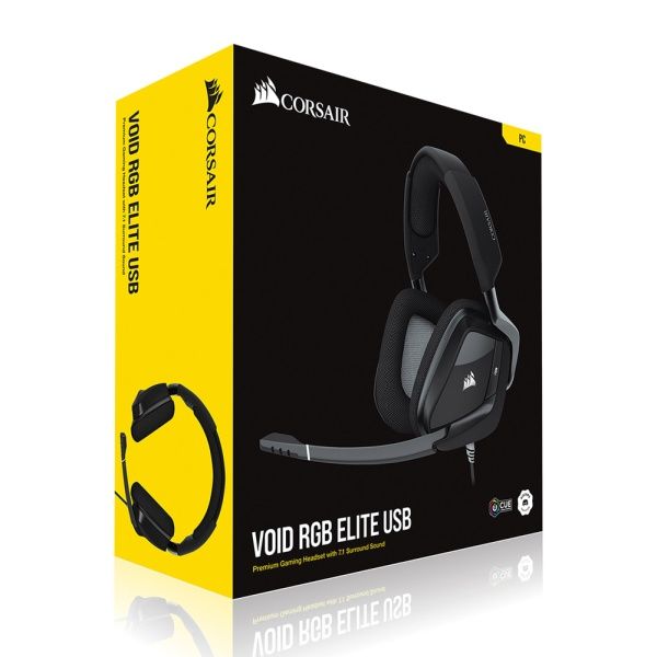 커세어 유선헤드셋 VOID ELITE USB CARBON