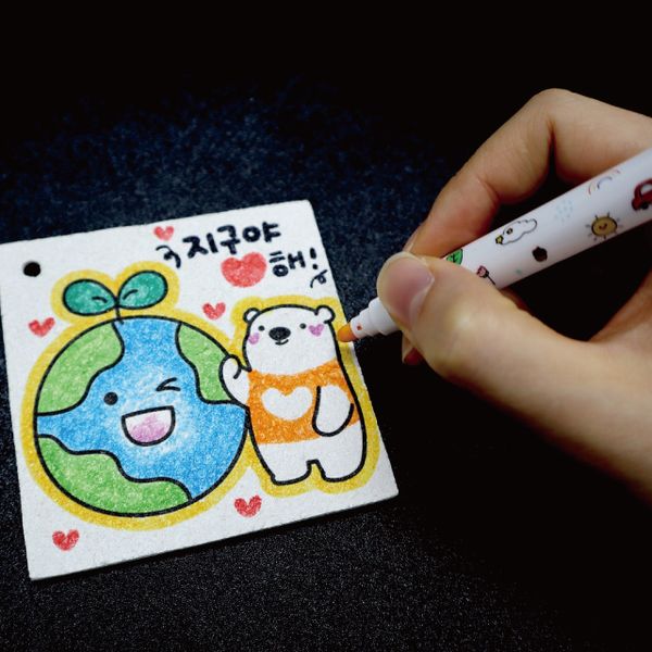 지구사랑 수세미 (6종택1)