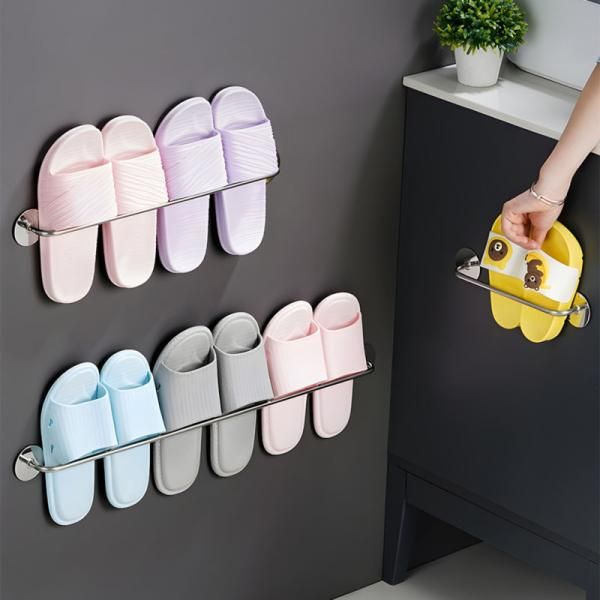 케이맘 수건걸이 욕실화 거실화 홀더 66.8cm N134