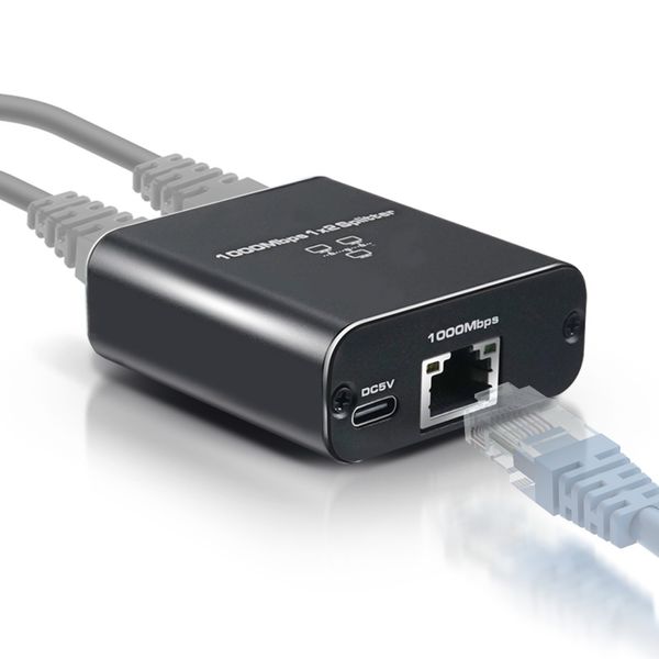 1x2 인터넷 랜선 분배기 / RJ45 스플리터 IOU958Sd