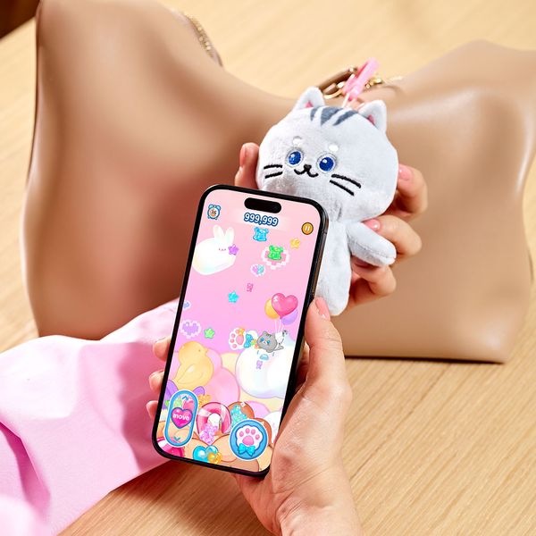 비글즈 레이 AI 상호작용 nfc 키링 인형 열쇠고리