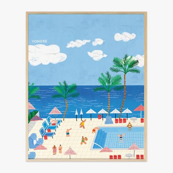 Dreamy Vacation, 용쓰 작가 인테리어 액자