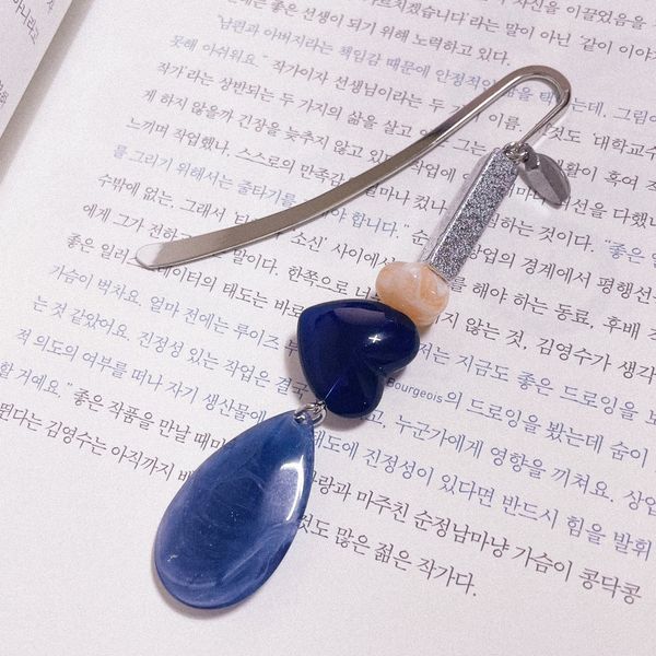 [선물 포장] blue drop of water bookmark