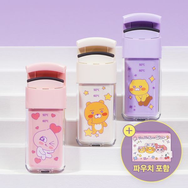 카카오프렌즈 윙클 미니 속눈썹고데기 (파우치 포함)
