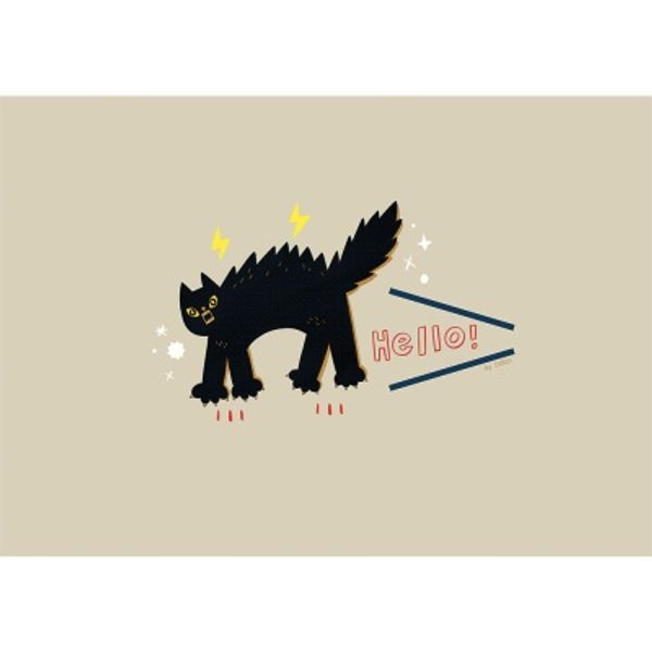 깜짝냥이 / 일러스트 액자