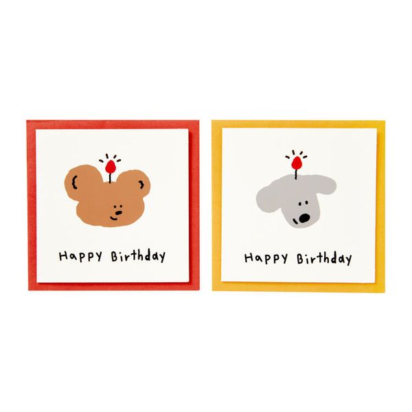 아트박스 곰돌이 생일 세트카드