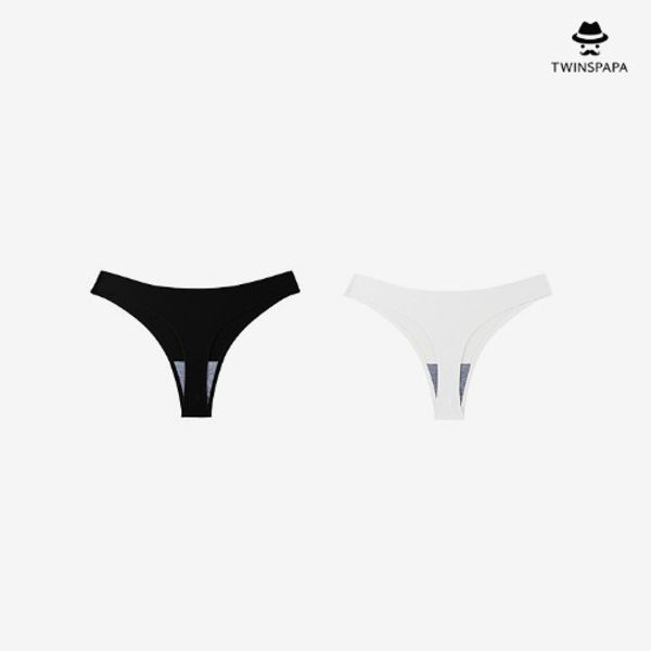 [1+1] 트윈스파파 슬림핏 여성 심리스 T팬티 P0000TYC