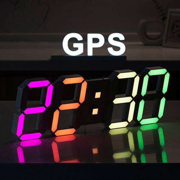 루나리스 국산 오로라 GPS 수신 LED 벽시계 54cm