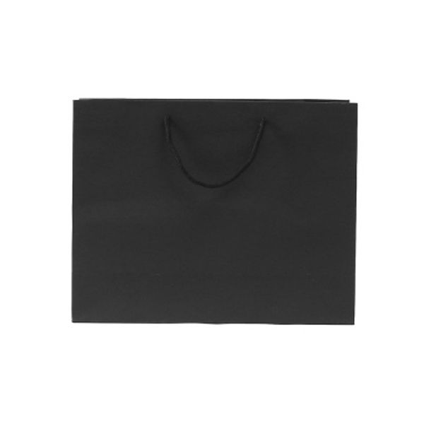 무지 가로형 쇼핑백(블랙)(30x25cm)/종이쇼핑백