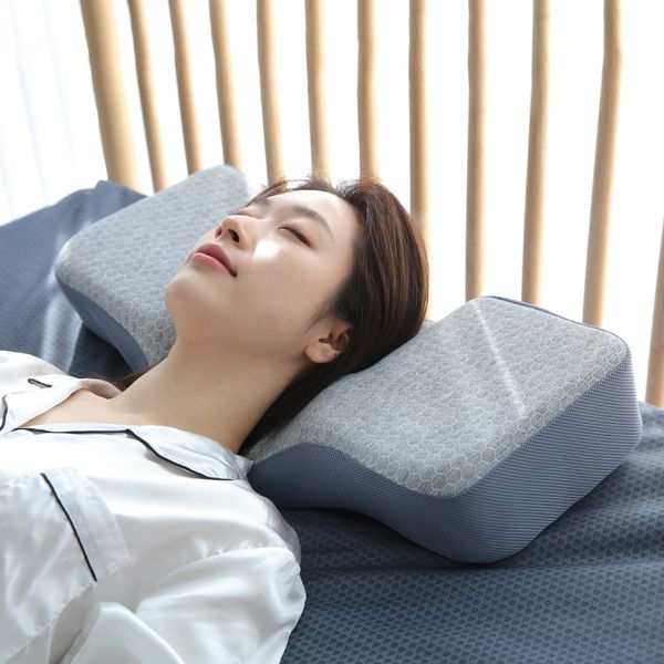기절베개 에어홀 메모리홈 경추베개 