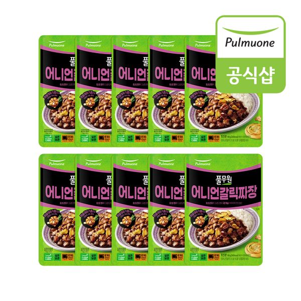 풀무원 어니언갈릭짜장 덮밥소스 180g x 10개