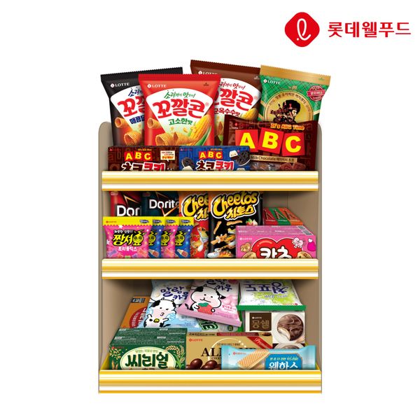 [롯데웰푸드] 간식자판기 뮤지엄 기획 (27종 구성)