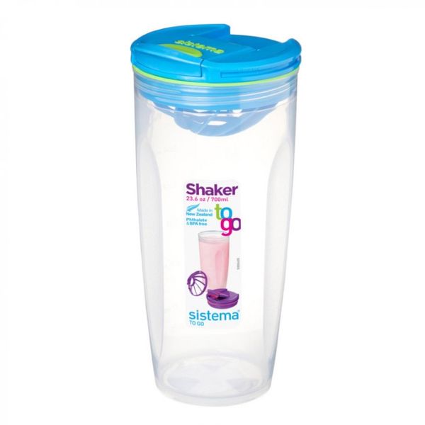 쉐이커 보틀 700ml 블루 헬스 투고(WECEC1B)