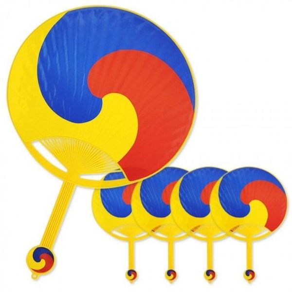 부채 태극왕 종이부채 손부채 28cm 5매(WFJ1HAP)