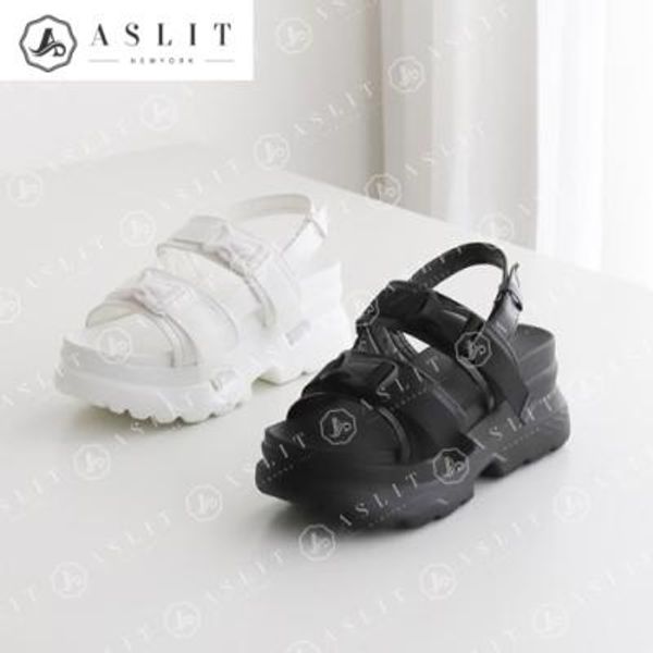 [애슬릿]여성 키높이 슬링백 투스트랩 스포츠샌들 7cm