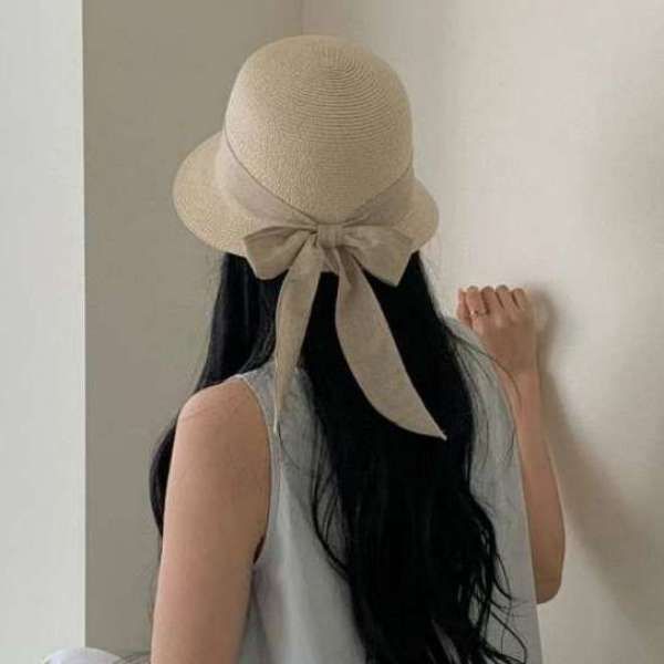 [애슬릿]라탄 버킷햇 모자 벙거지 여름 지사 밀짚