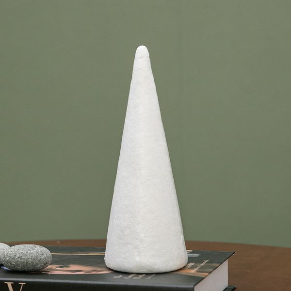 원뿔 스티로폼 9.5x23.5cm (2개입) 인테리어 콘 장식