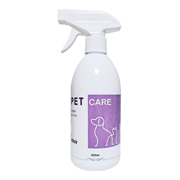 클레어 강아지 고양이 탈취제 펫케어 500ml(W6C2BEA)