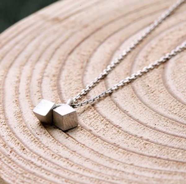 YL-double cube necklace