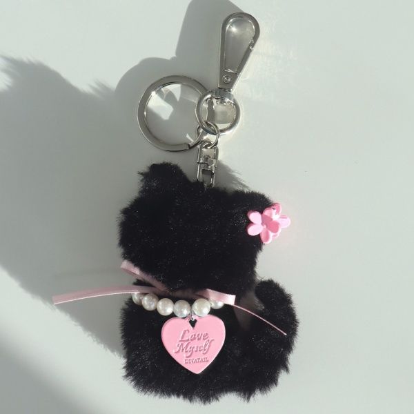 Black Cat Keyring 고양이 인형 키링(2컬러)