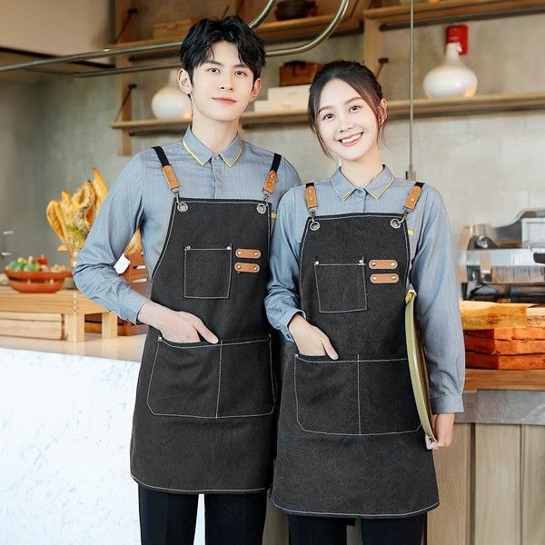포켓앞치마 캔버스앞치마 데님앞치마