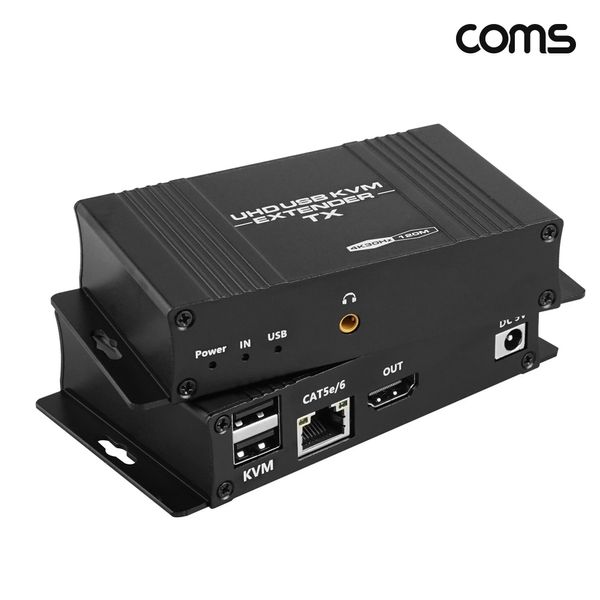 HDMI KVM 리피터 120m 4K UHD 키보드 마우스 연결