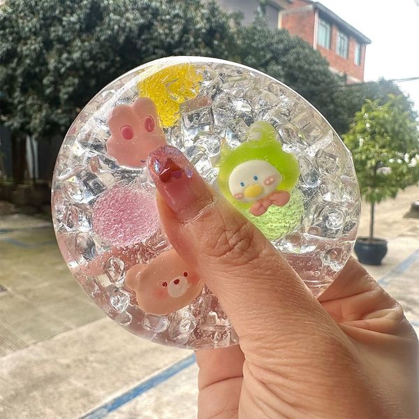 귀여운 캐릭터 파츠 큐브 볼 말랑이 찐득공 피젯 토이