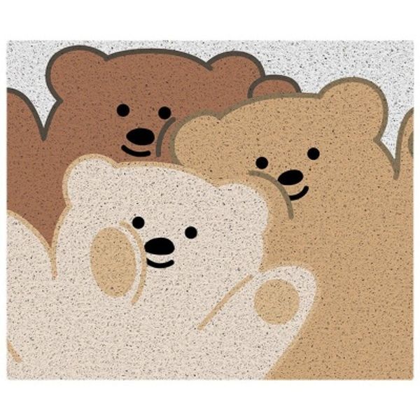 나도 데려가 볼 찌부 곰돌이 현관 웰컴 러그 카페트