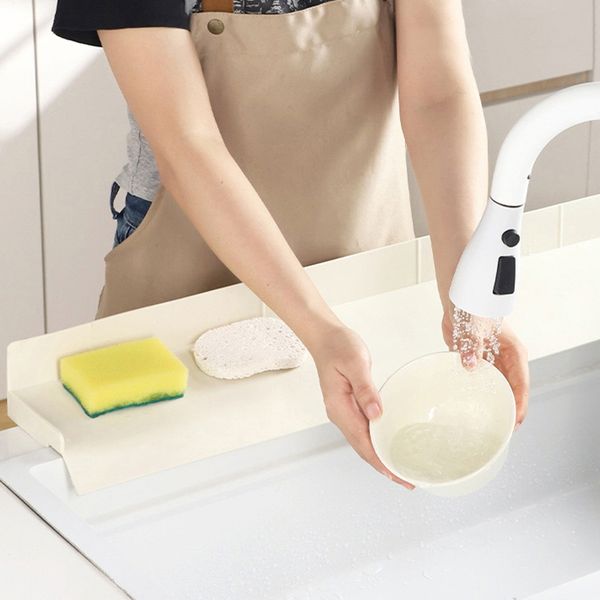 실리콘 싱크대 물막이 60cm 가림막 물튐 물튀김 방지