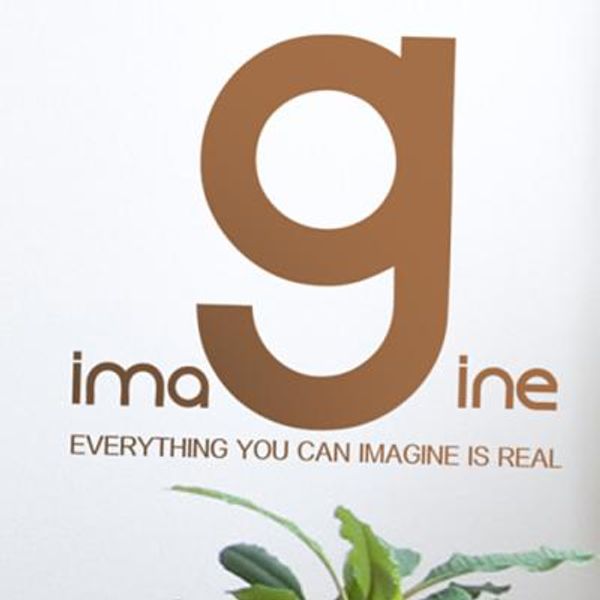 포인트스티커 북유럽타이포_imagine (완제품B) 시트지