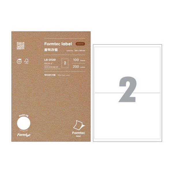 폼텍 물류관리용라벨 LS-3120 100매
