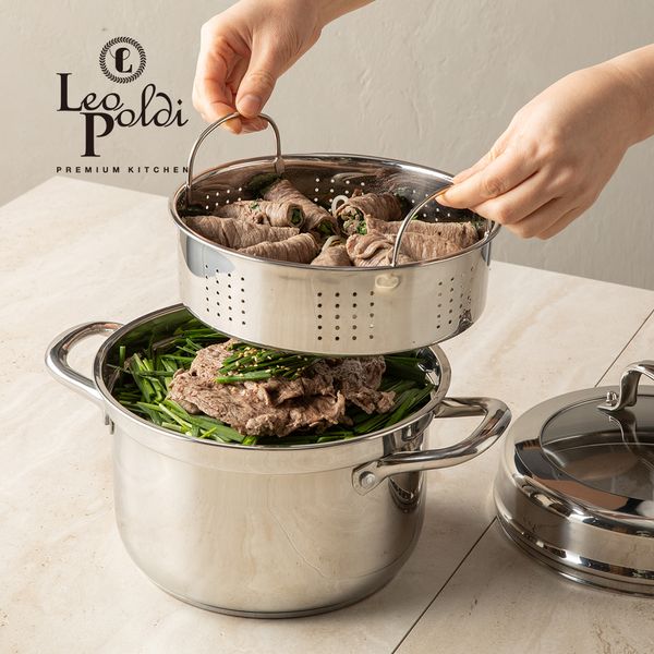 [레오폴디] 디베르소 스텐 찜곰솥 22cm / 26cm