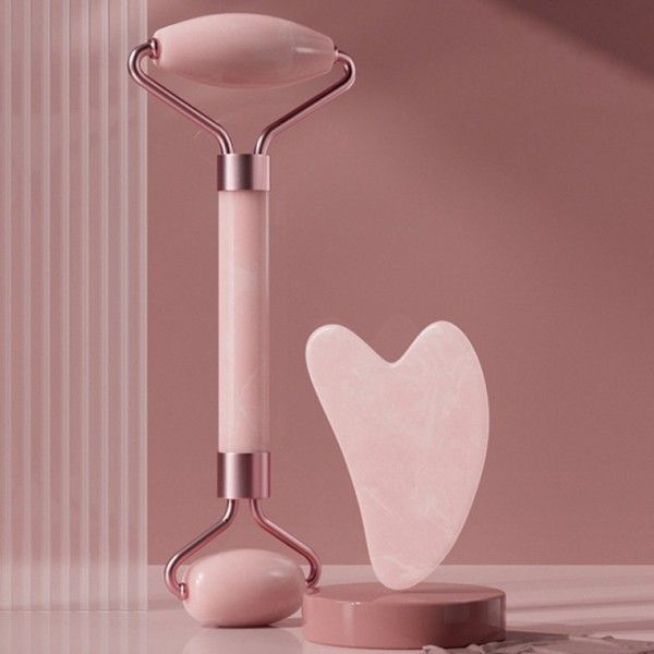 괄사 얼굴마사지 페이스롤러 경락 선물세트