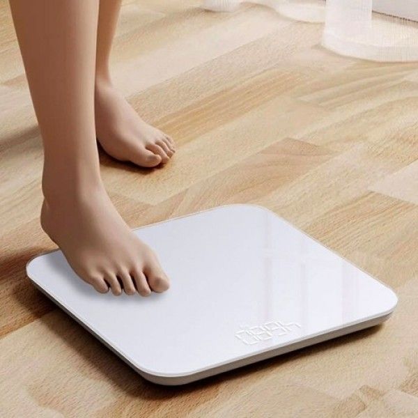 퓨어화이트 인테리어 LED 디지털 체중계