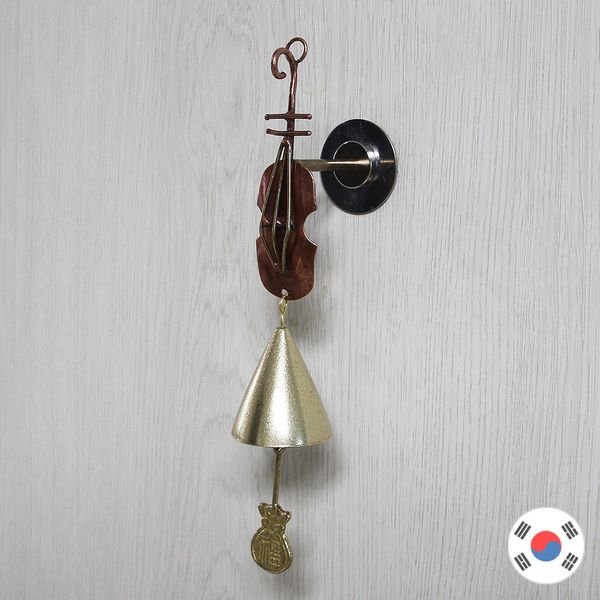 바이올린 황동주물 현관문종/풍경종/도어벨 HDB-1201