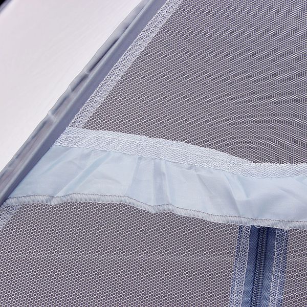 방충촘촘 돔형 원터치 모기장(120x200cm) (그레이)