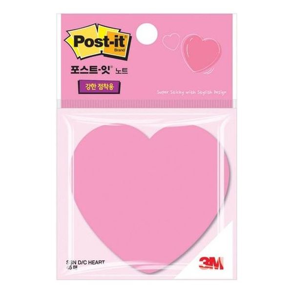 3M 포스트잇슈퍼스티키 하트(45매)(W71D91E)