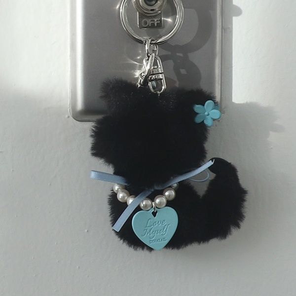 Black Cat Keyring 고양이 인형 키링(2컬러)