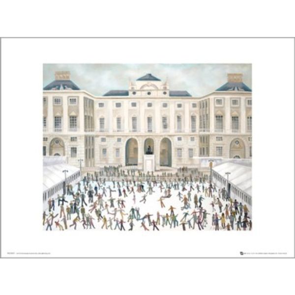 PDH01205 Pip Shuckburgh Ice Skating (40x50cm)