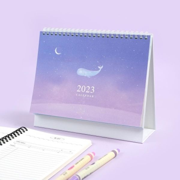 핑크풋 고래탁상캘린더_2023