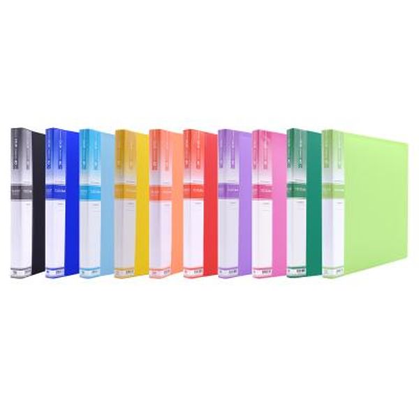 INDI 클리어화일 A4 40매 문서파일 서류화일철 하늘색 - 핫트랙스