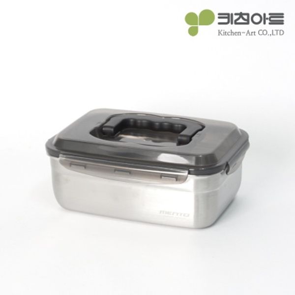 키친아트 멘토 스테인레스 김치통 핸디2호(2.45L)