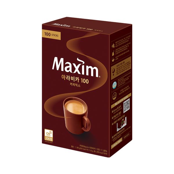 맥심 아라비카 100 커피믹스 100T